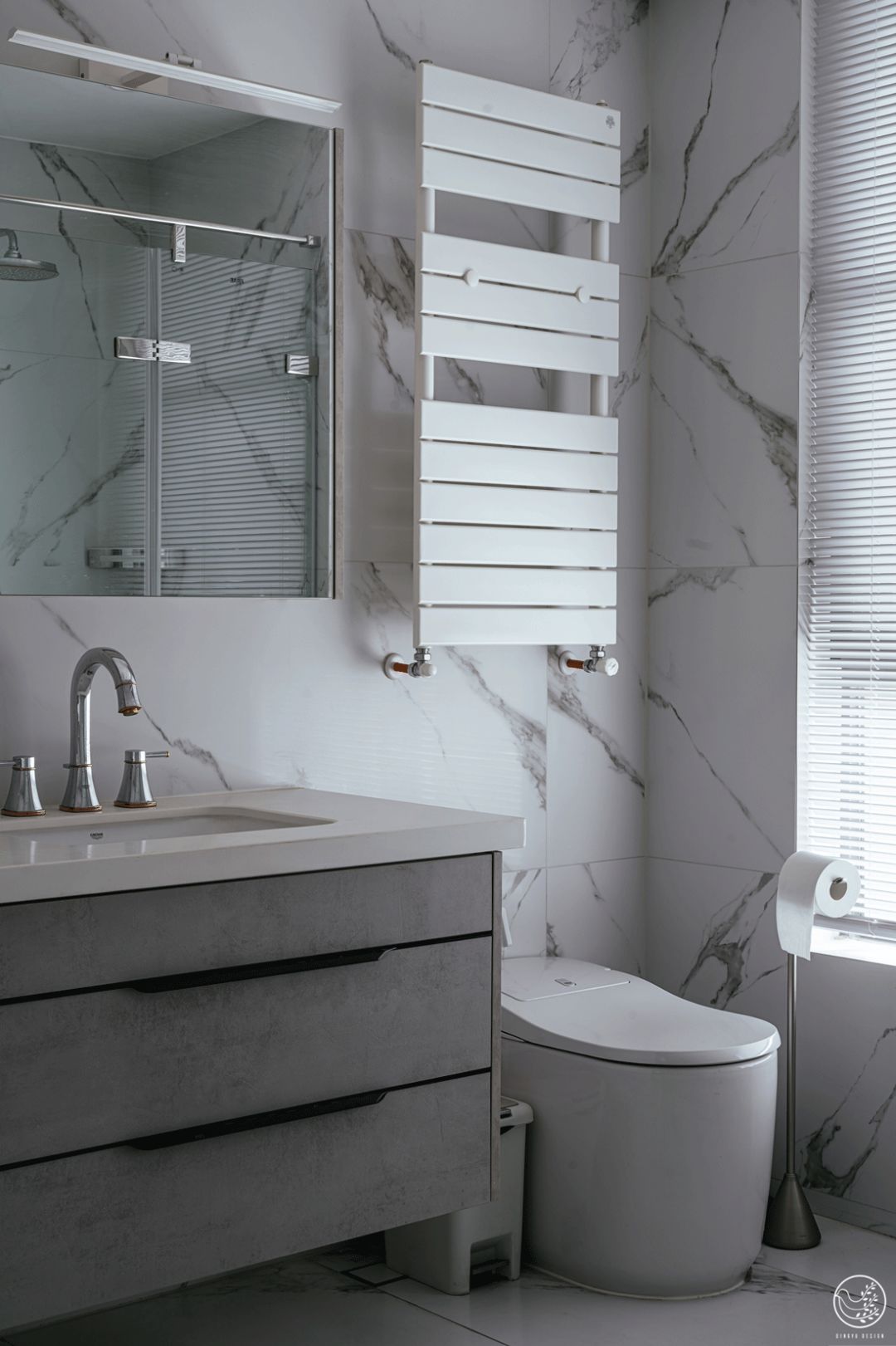 马拉松夫妻的现代复古宅丨中国成都丨清羽设计-95