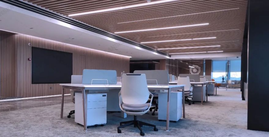 荣灿写字楼 28 楼办公空间设计丨中国惠州丨吾界空间设计-35