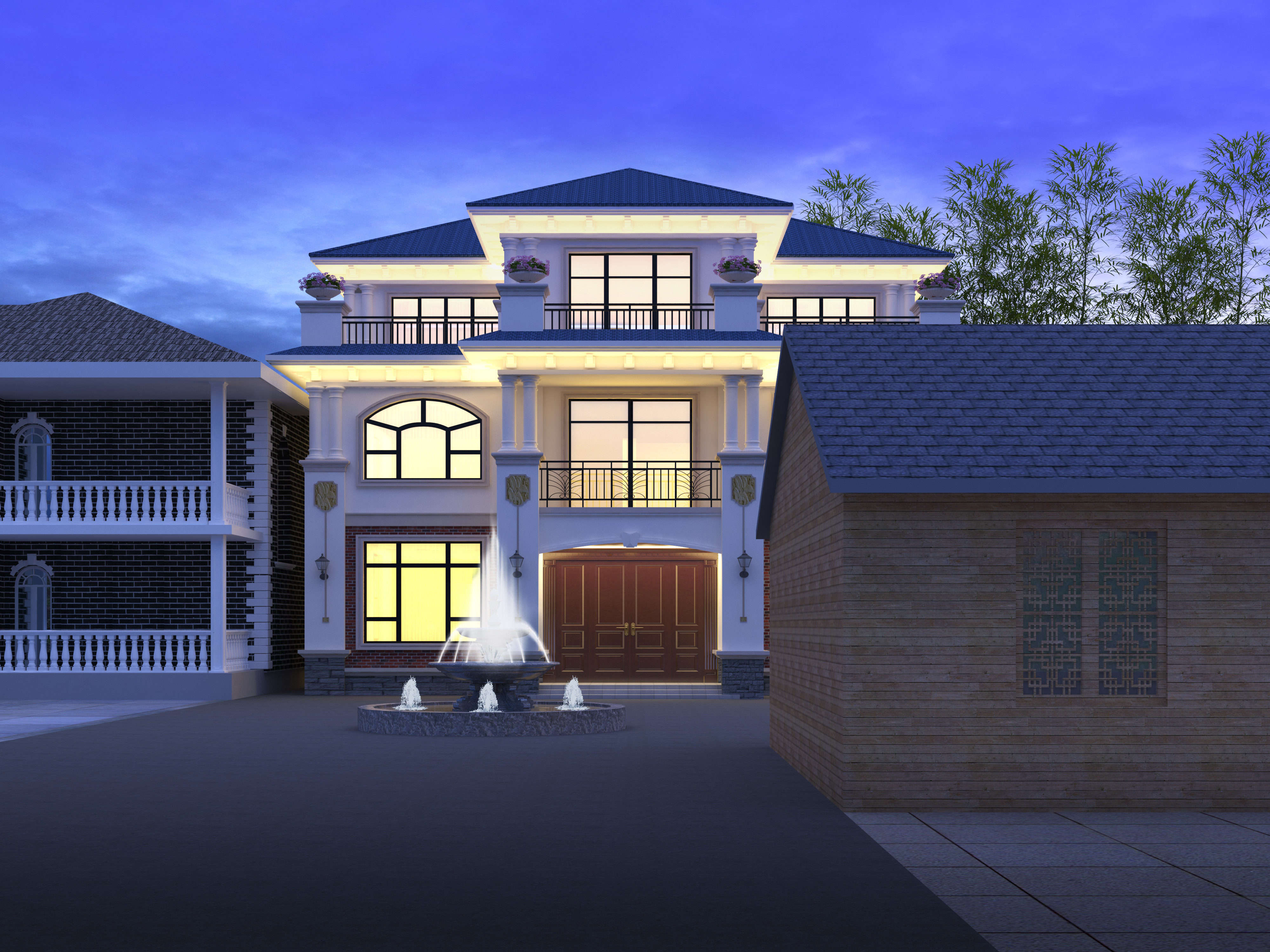 逃离喧嚣，品味自然之美——某知名设计师打造的山水田园别墅-3