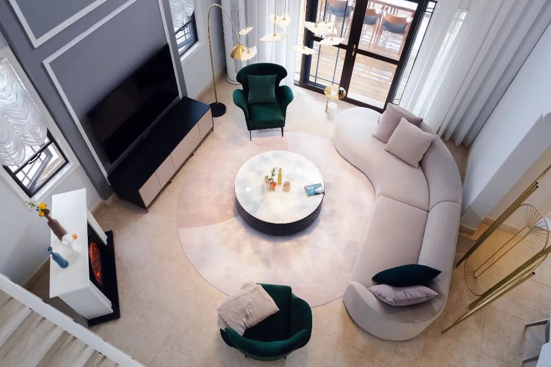 君悦湾 400㎡别墅法式混搭风设计丨尚层别墅装饰-20