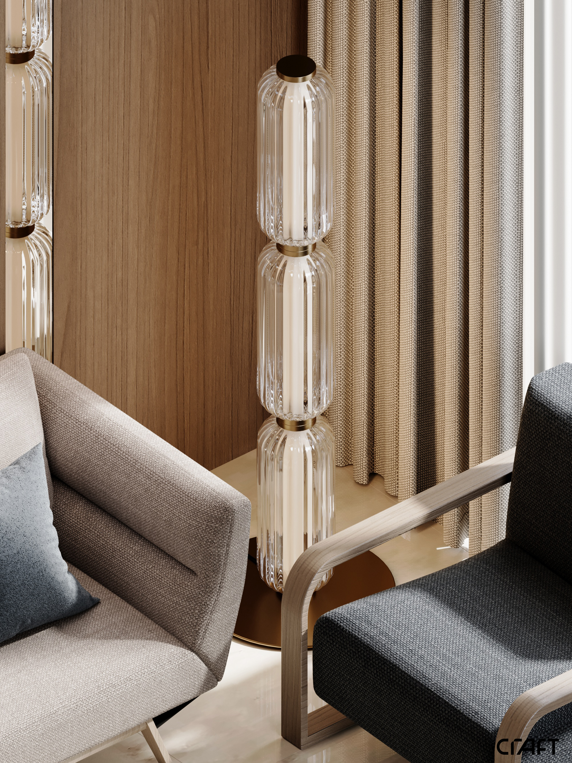 男士议事厅丨Craft Architects-8