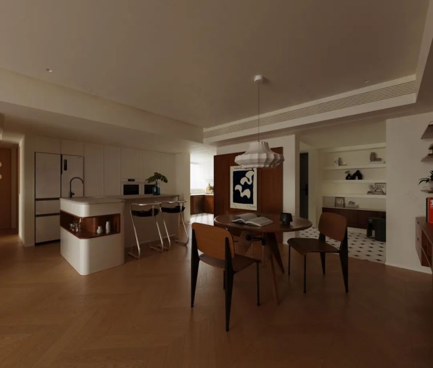 复古风家居设计丨中国广州丨1218 设计事务所-23