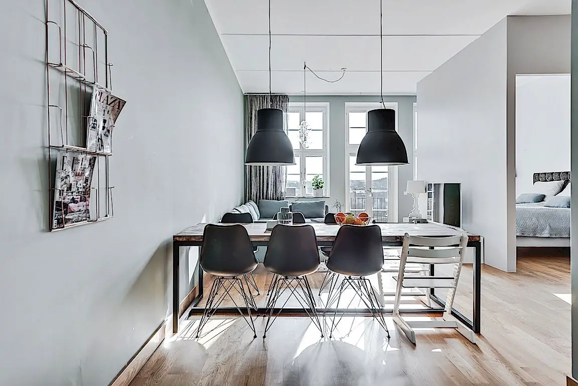 瑞典公寓巧变三居室-4