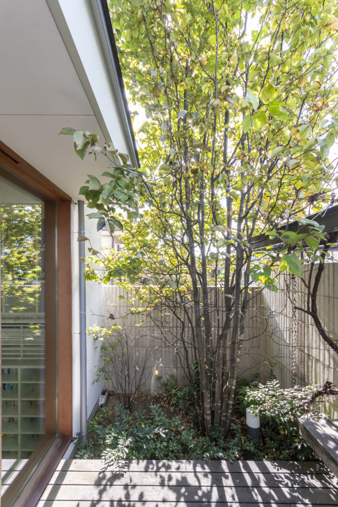 別荘地のように静かで緑に囲まれた家　緑と空の見える図書室でゆったりと本を読んで過ごす | Architecture | 100%LiFE-8