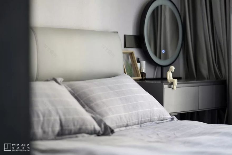 中央湖公馆 140㎡极简黑金家居,低调华丽尽收眼底-36