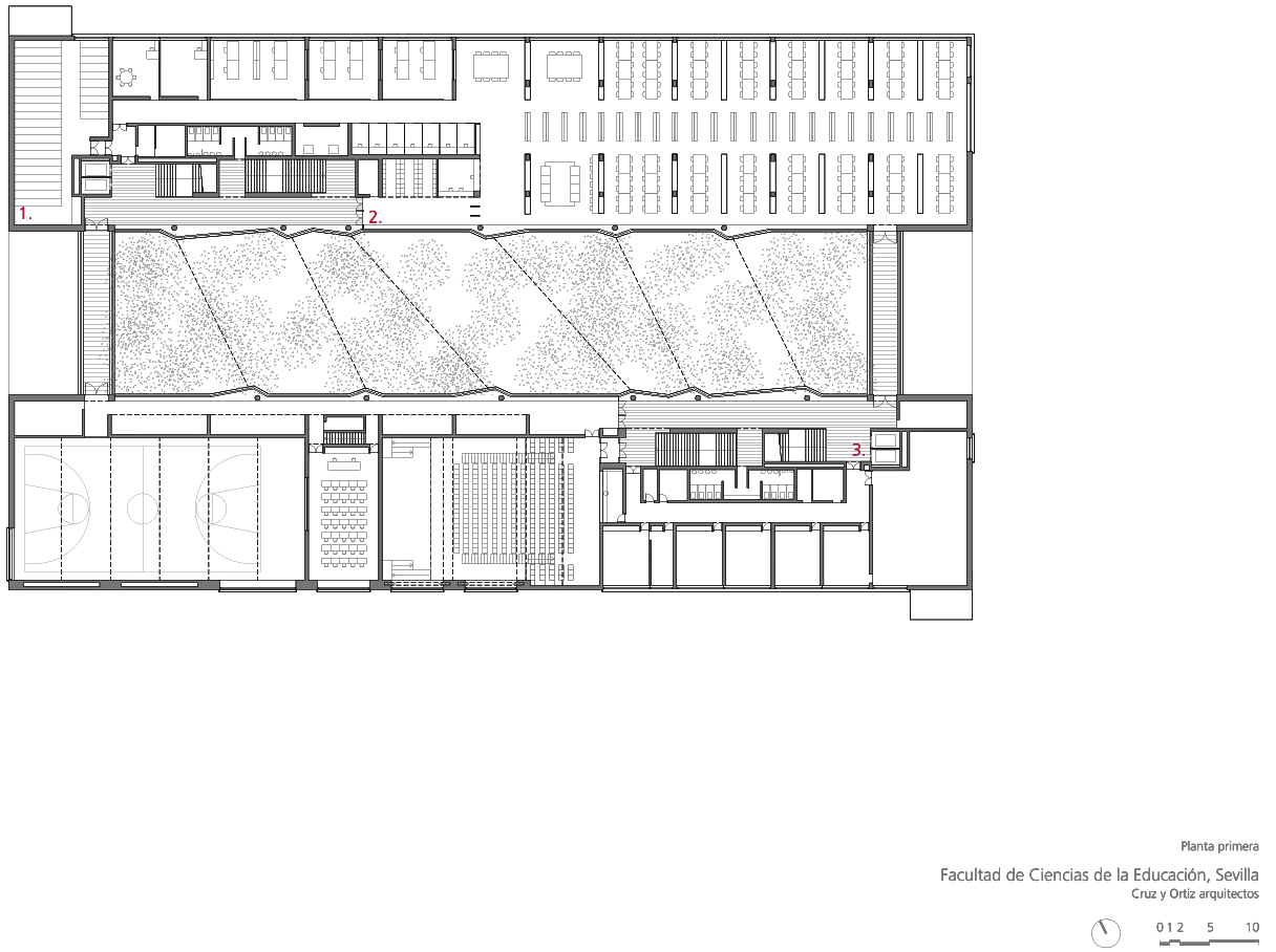 塞维利亚大学科学教育学院 · 创新的叠加建筑设计-62