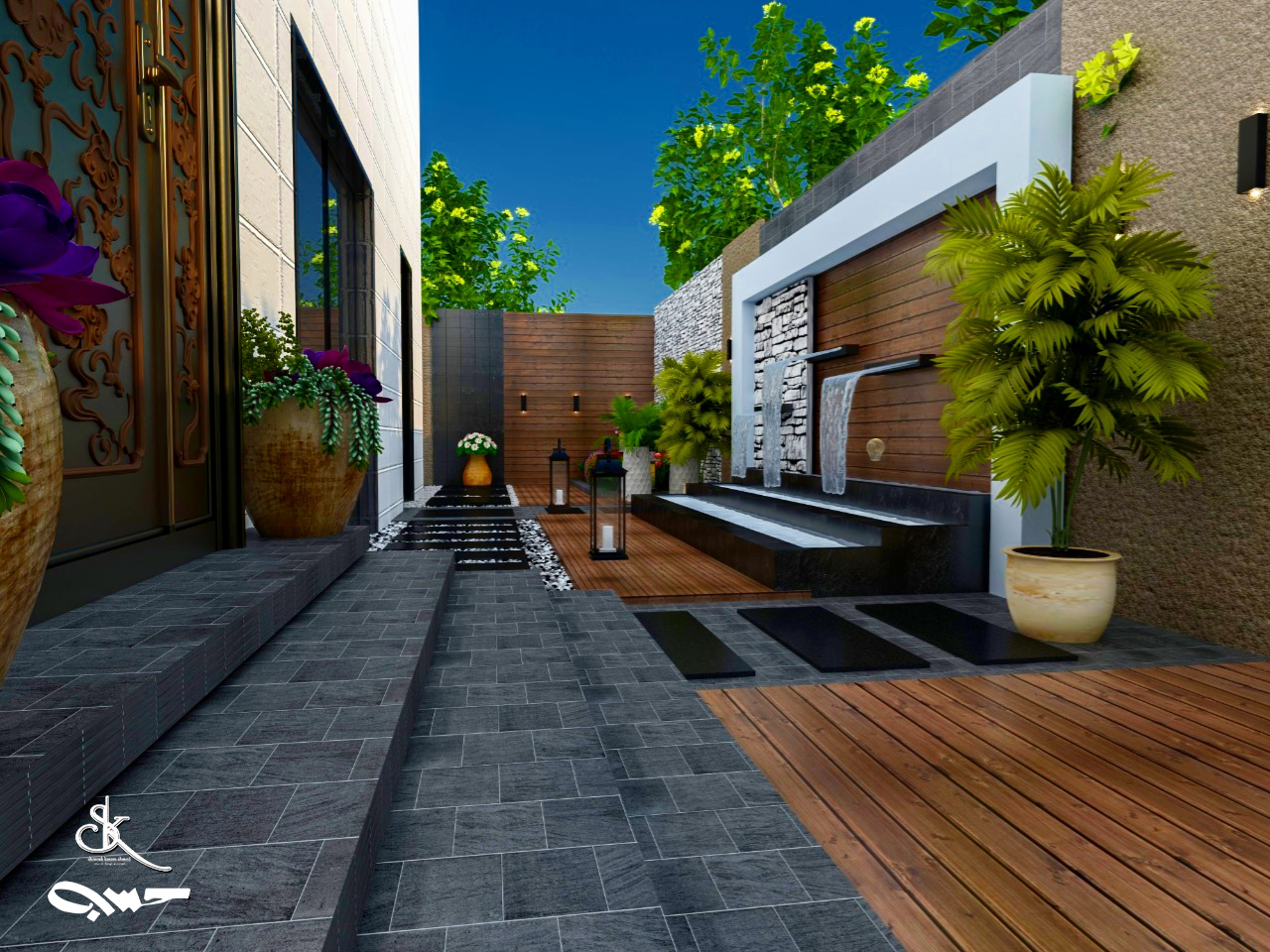 Private Villa Landscape KSA-7