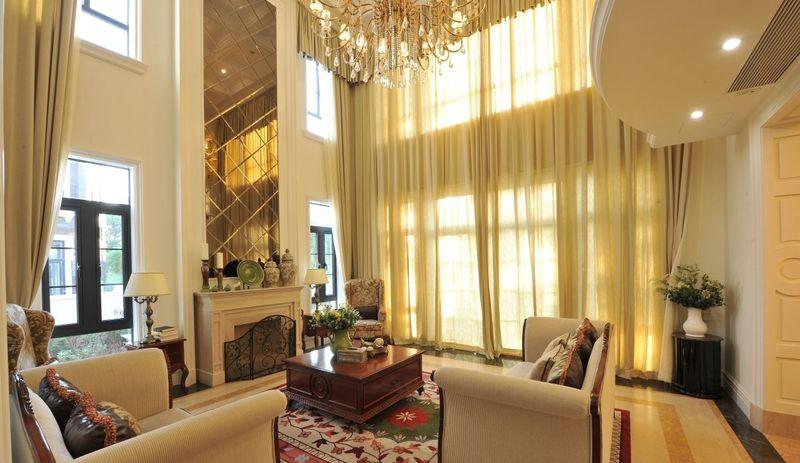 深圳塞纳湾高端别墅软装设计效果图-美式新古典别墅软装效果图-26