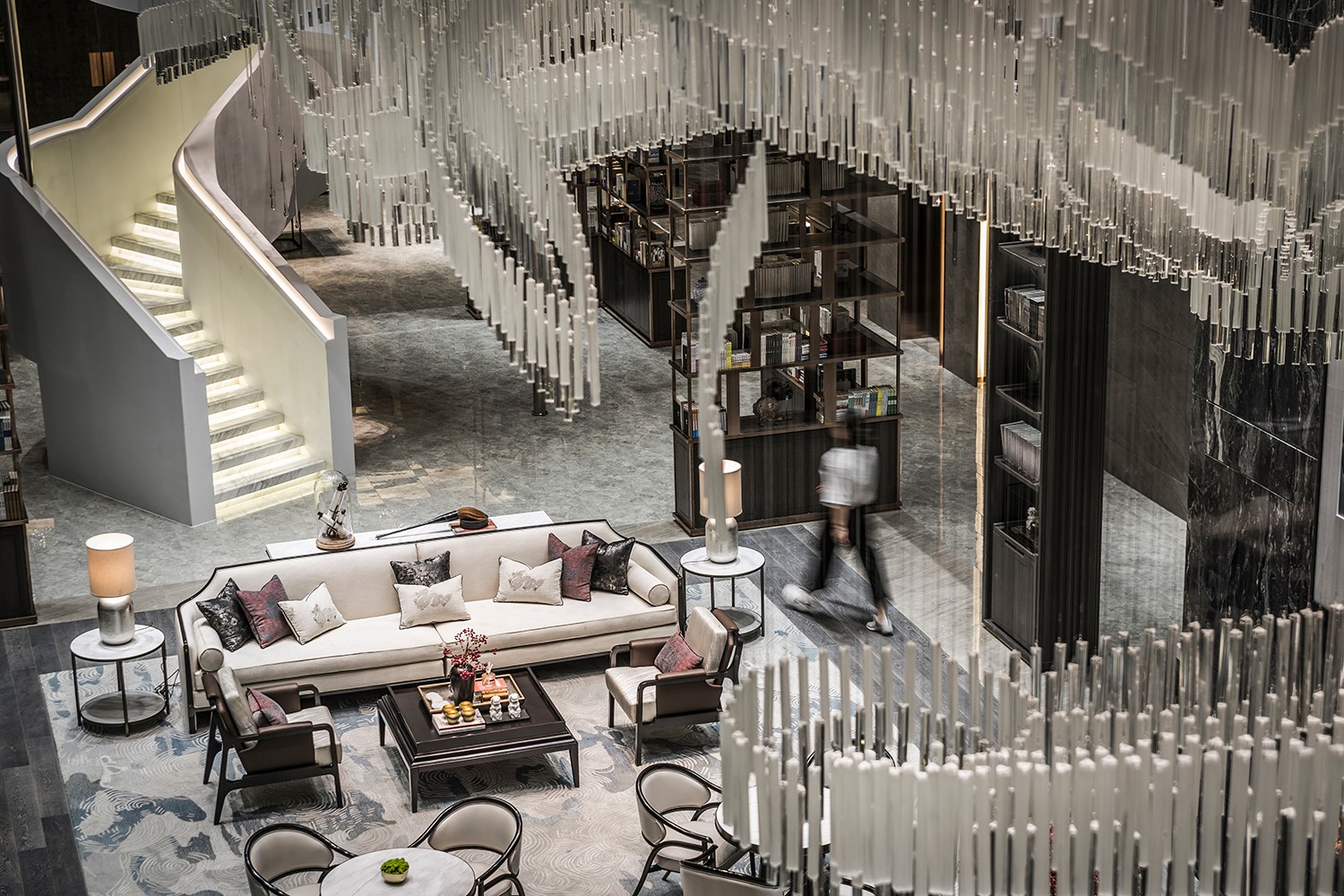 用高级灰演绎时尚东方书院——包头绿地国际花都售楼处  集艾设计-26