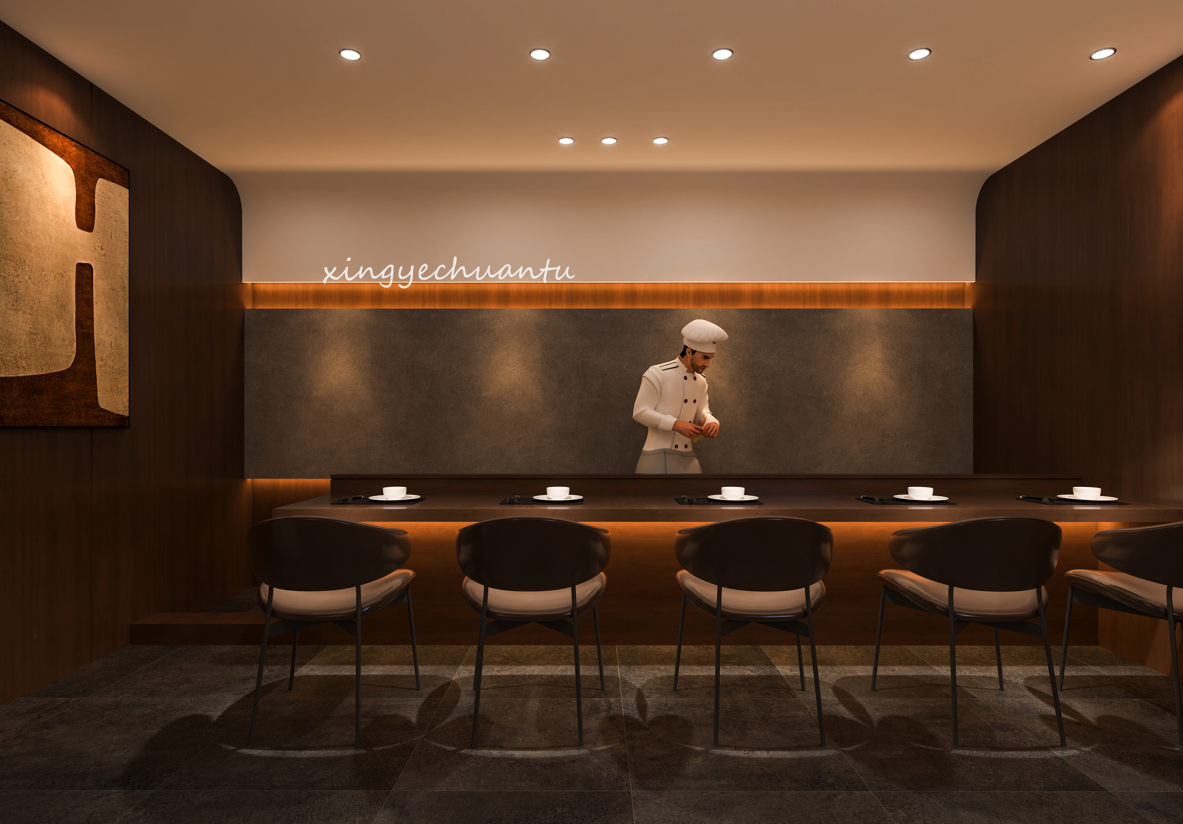 星夜传图|火锅店设计-5