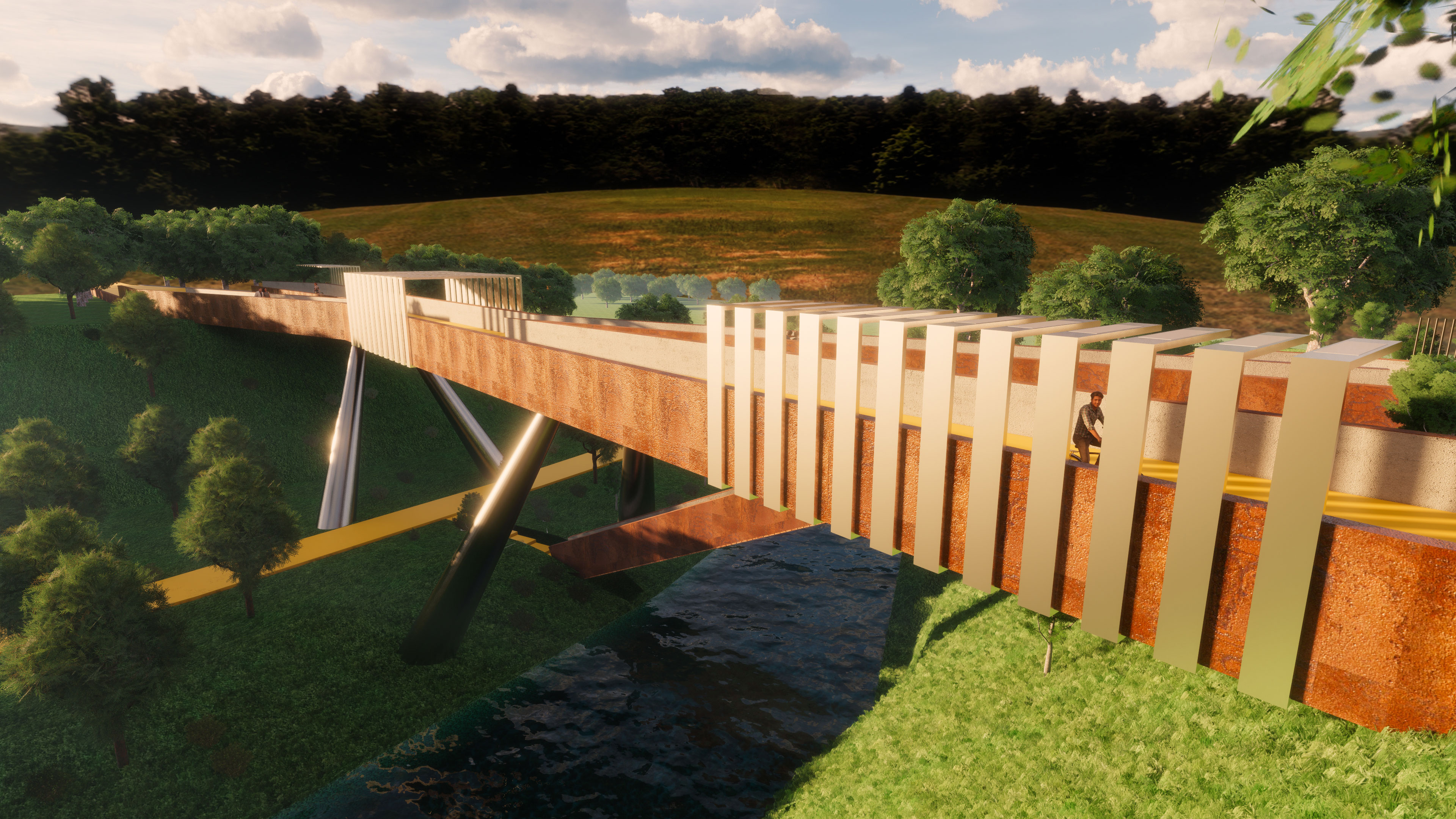 Pedestrian and cycle walkway | FELICE TAVOLARIO-9