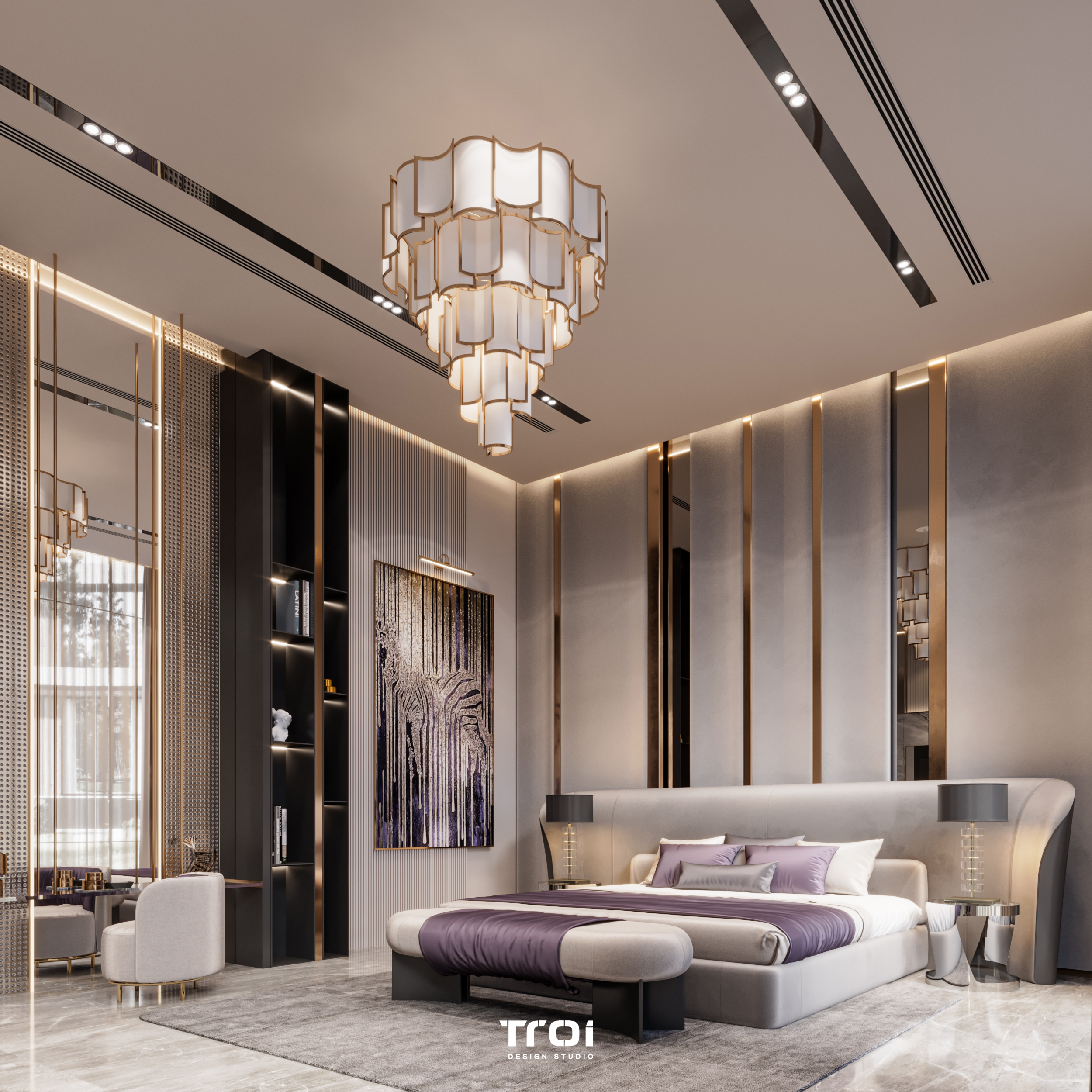 主卧室丨Oman丨Troi Design Studio-23