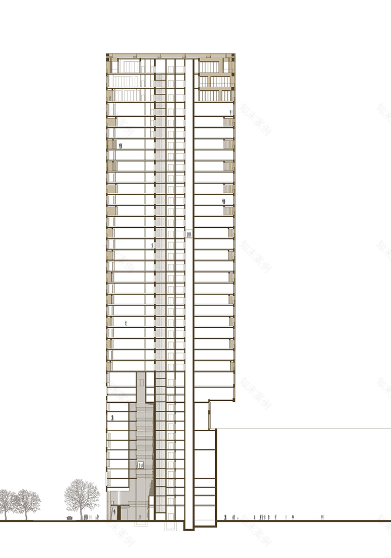 柏林亚历山大广场公寓塔楼丨德国丨kleihues+kleihues,Jan Kleihues-12