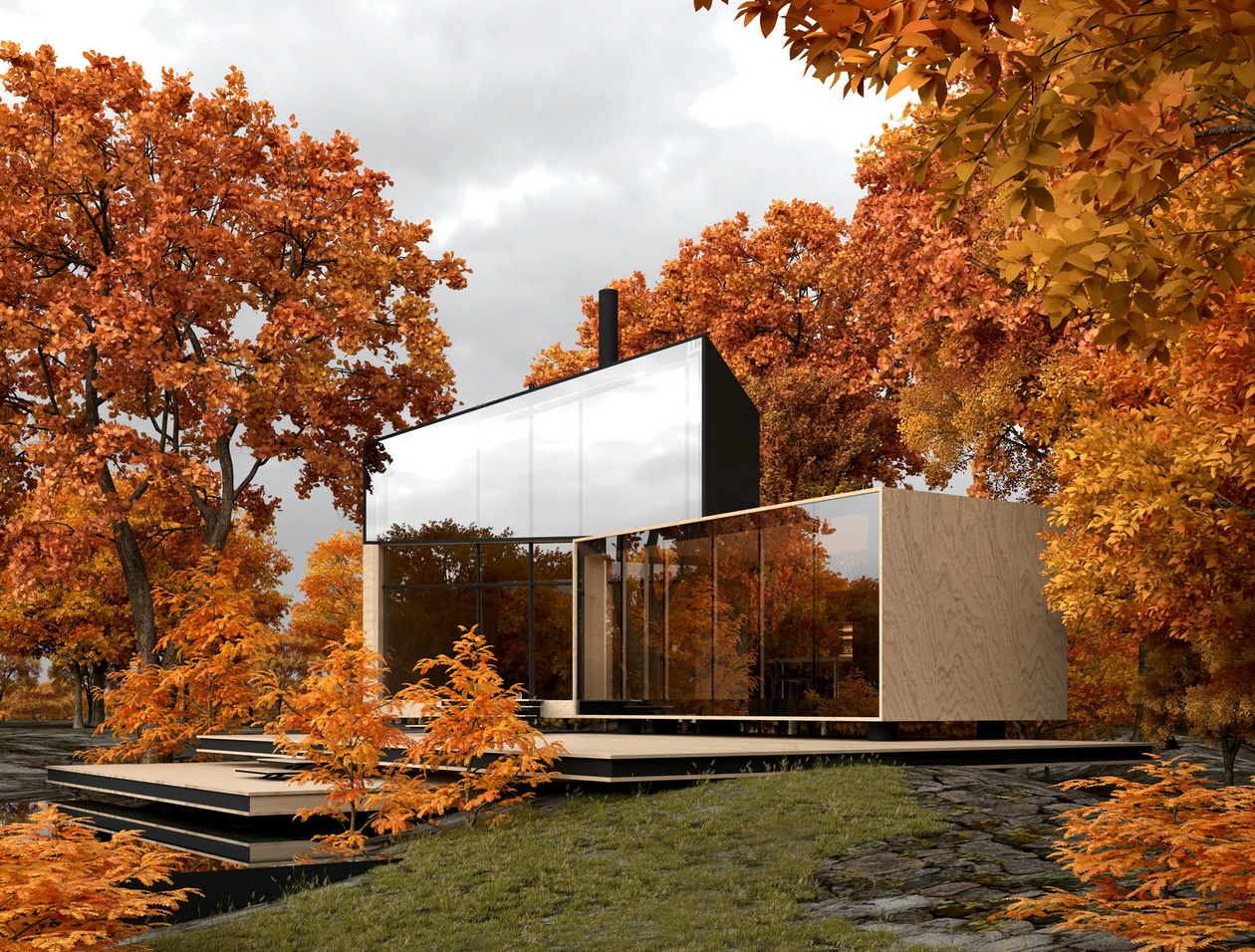 未来纯粹，极简主义的空间艺术-1