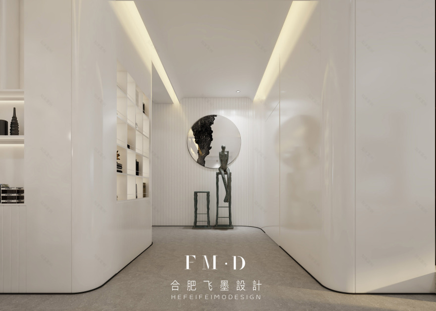 合肥飞墨设计新作 | 柏悦公馆——简约解构美学之家-18