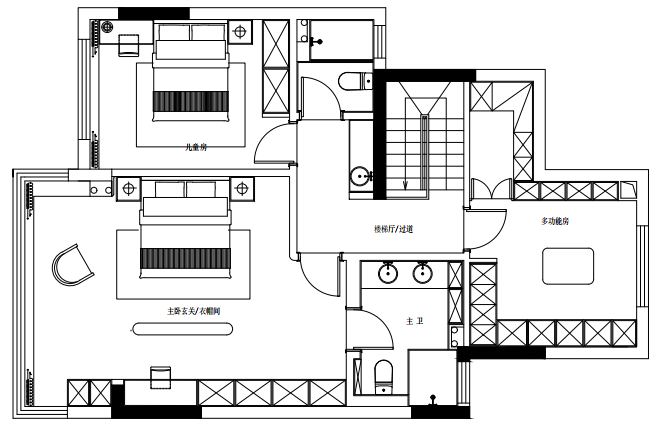 MHOO|禧瑞江南200㎡现代风：每一处留白都盛着生活的诗意-81