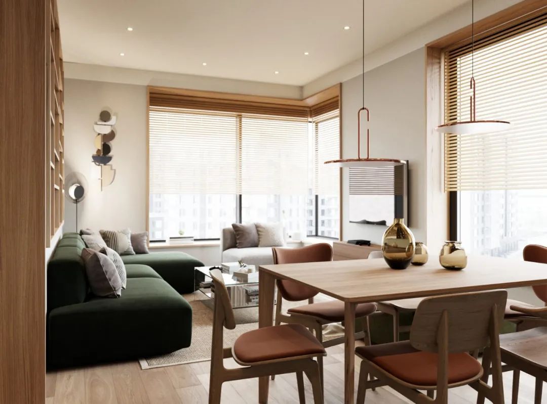 莫斯科 106㎡现代简约家居，融入苏联构成主义风格-123