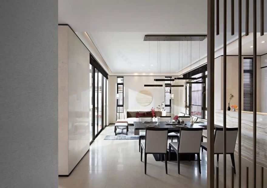 新中式诗意合院,回归自然的静谧与雅致-10