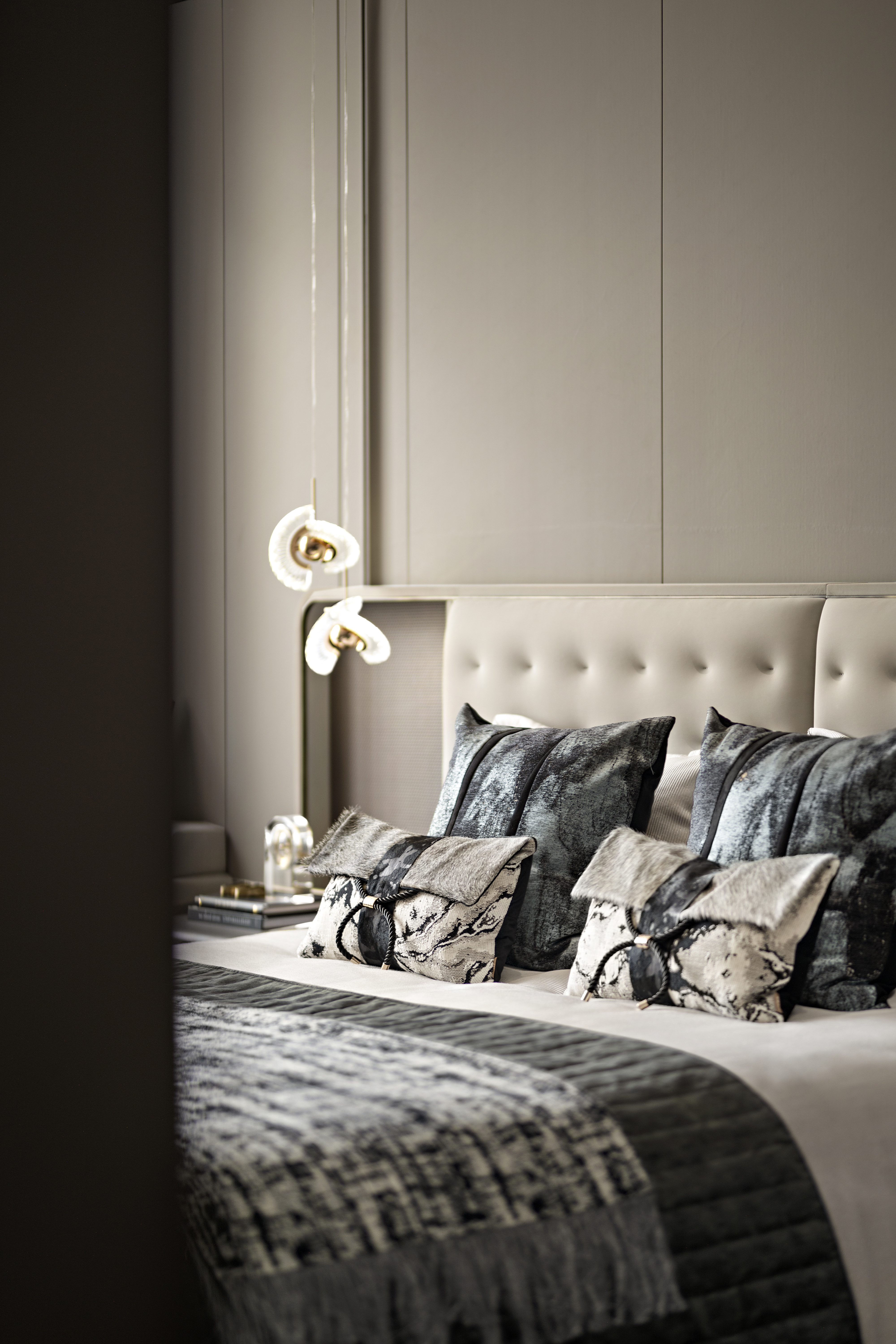 深圳盘石设计 | 260㎡黑金格调，邂逅内敛与奢华！-20