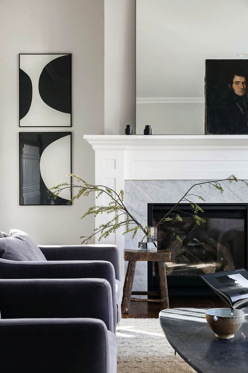 纽约设计师打造长岛黑白家居空间-4