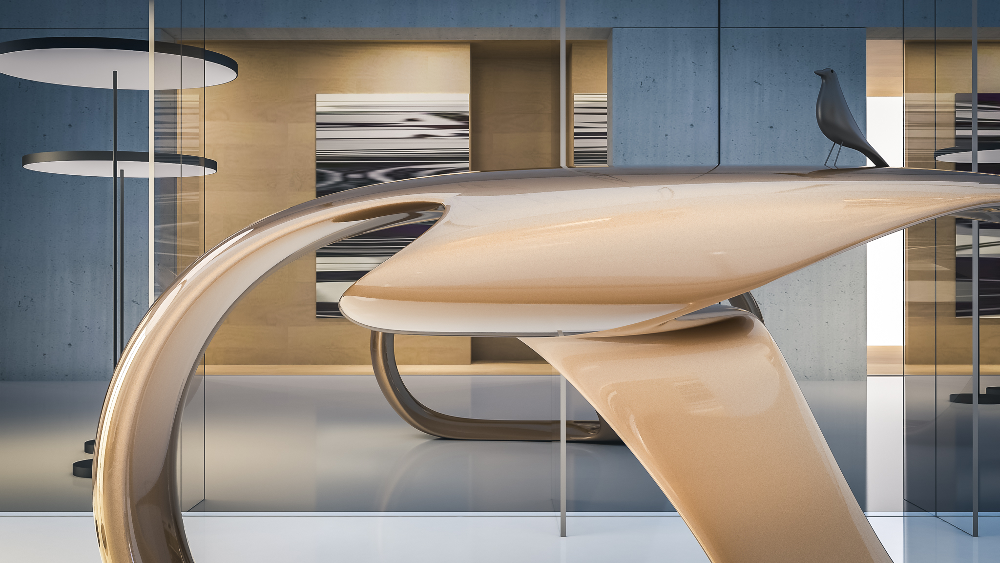 东京酒店接待台设计 | 简约时尚，功能齐全-14