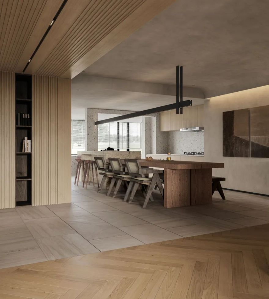 香韵典故空间设计 · 成都珠江御景湾 230㎡中古风格家居丨中国成都-29