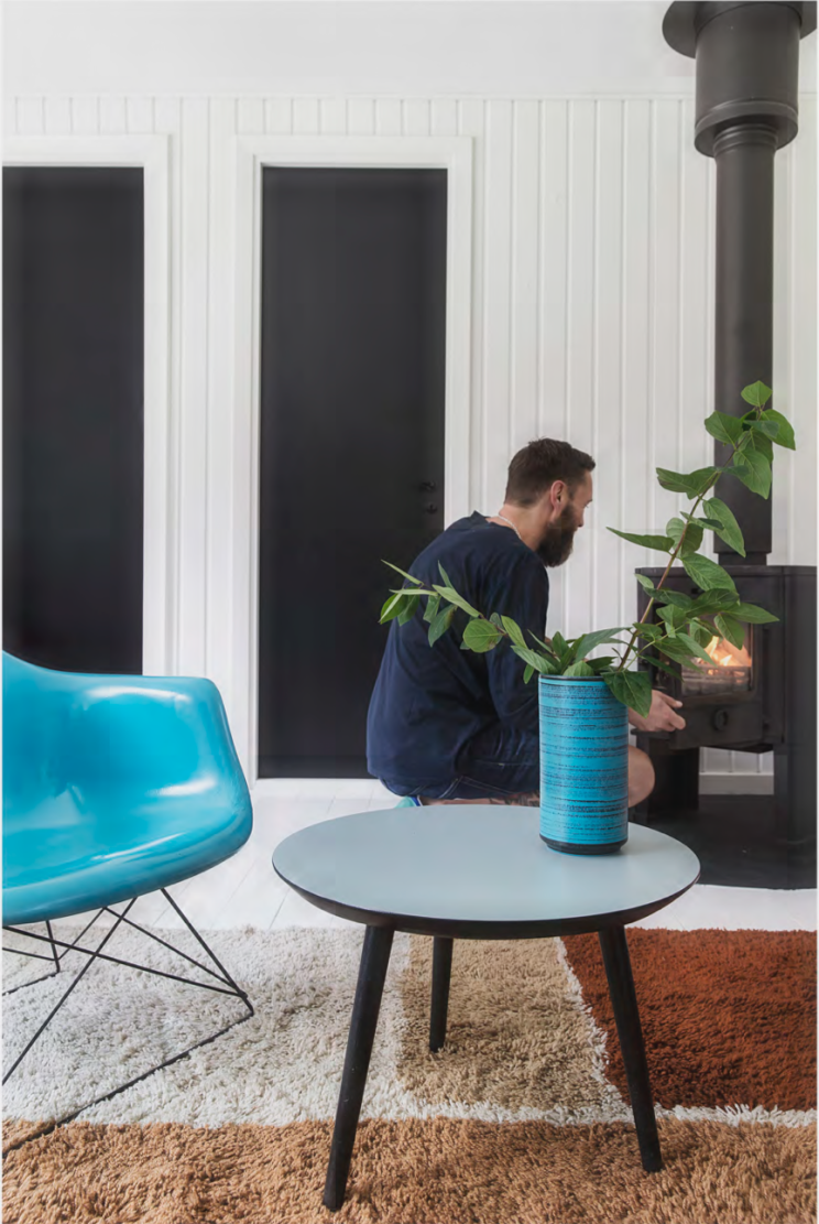 丹麦海滩凉亭 RUM4 改造 诠释现代色彩美学-5