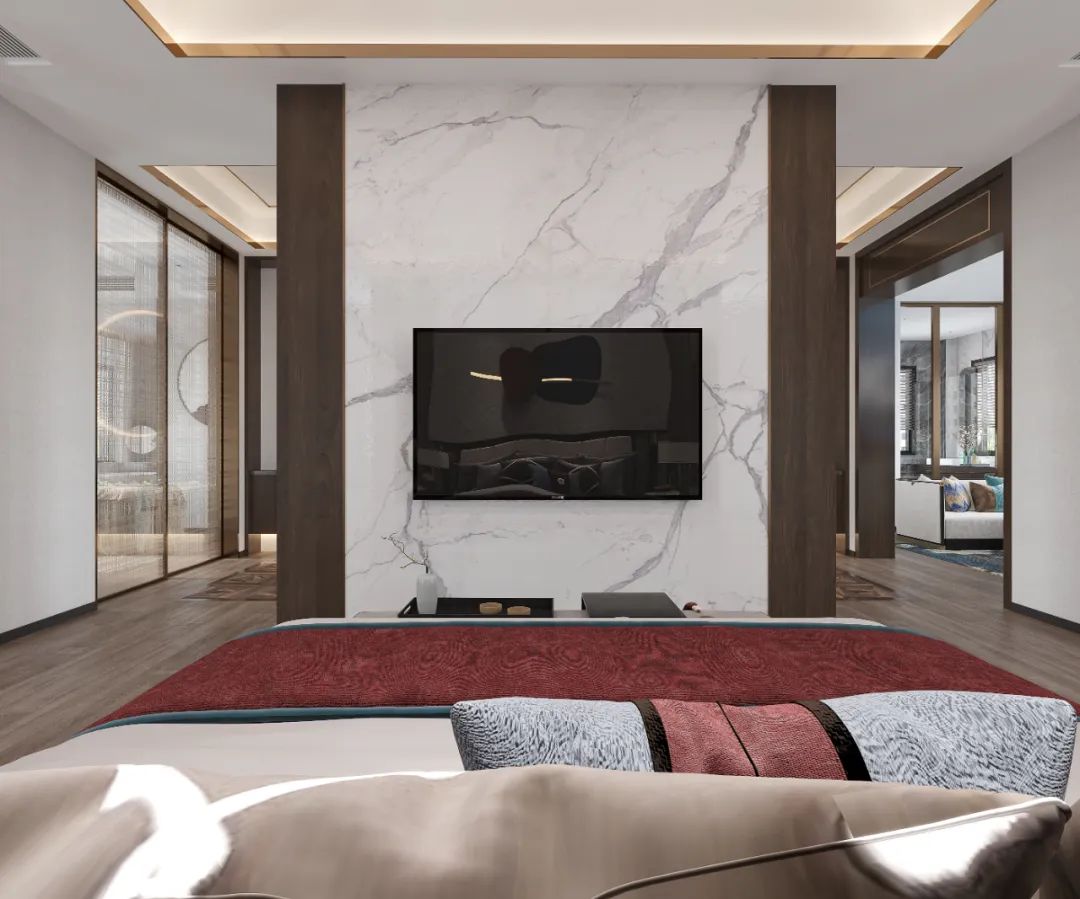 【一鸣设计案例 】918m²别墅大变身，用新中式焕发空间魅力，打造专属空间！-88