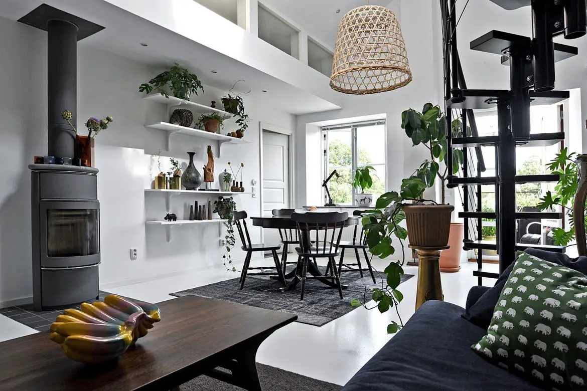 瑞典旧瓷厂改造的工业风 Loft-6