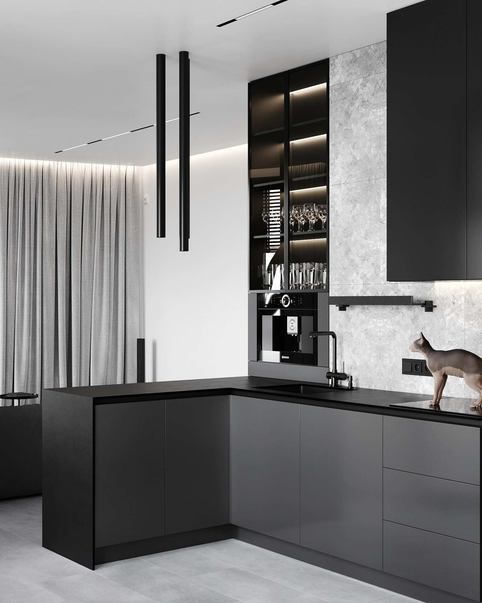 Black and White 室内设计丨z.point-11