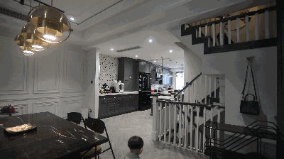 80后辣妈的魔性装修,280㎡摩登现代 韩鸣-9