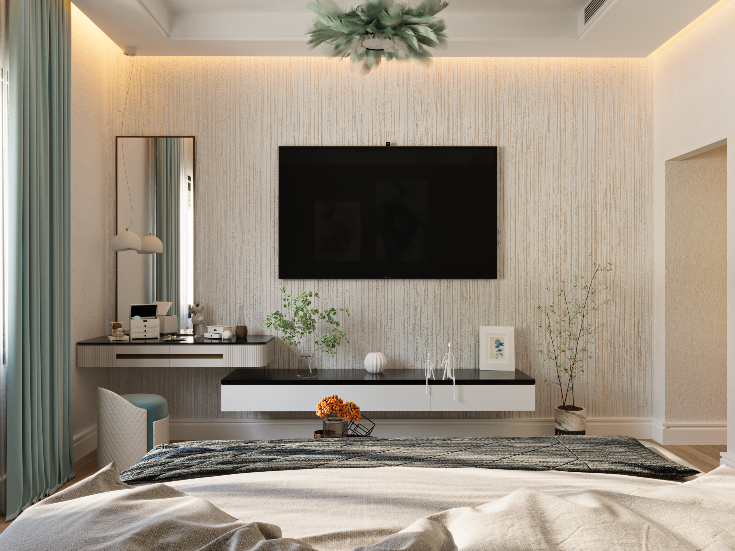 Master Bedroom Design | Simple and Beauty Space-8