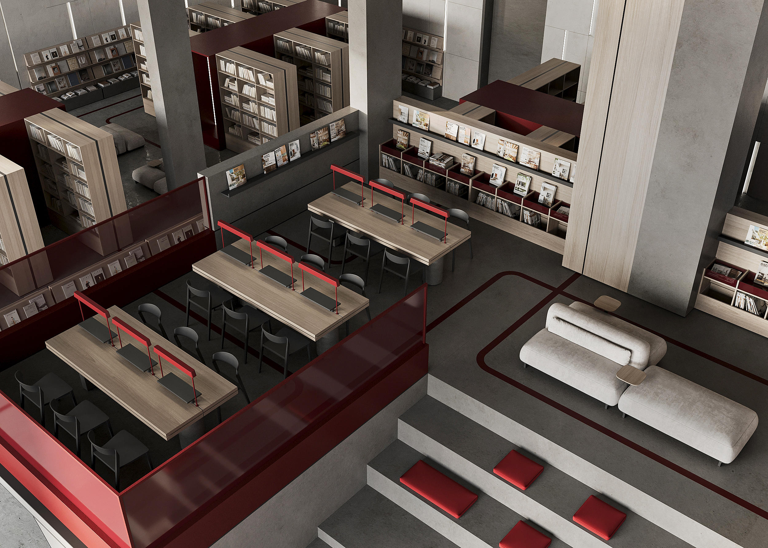 Red library 阅读区-2