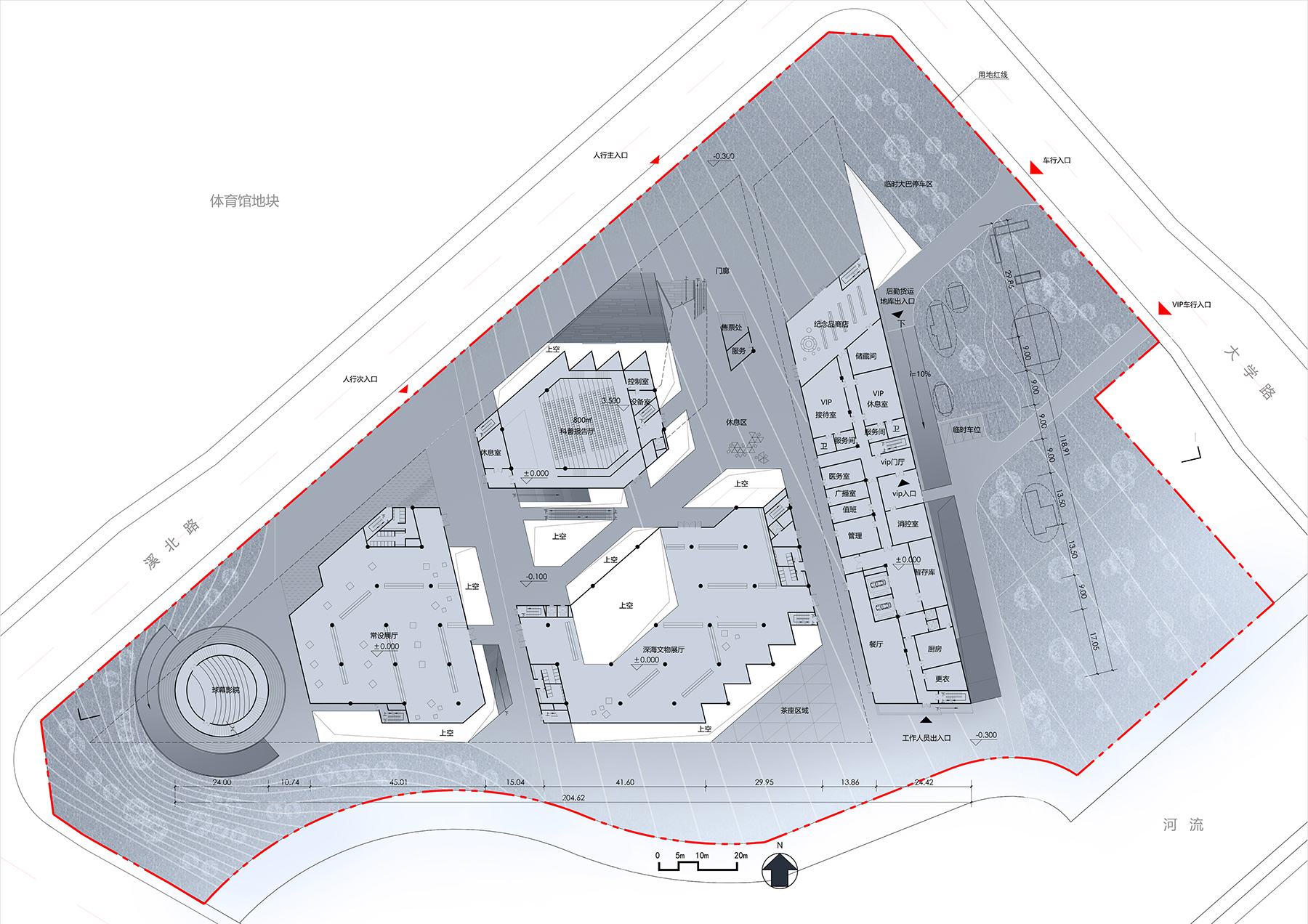 汤桦建筑设计一等奖方案：三亚崖州湾科技城文体中心（深海博物馆及体育中心）-59