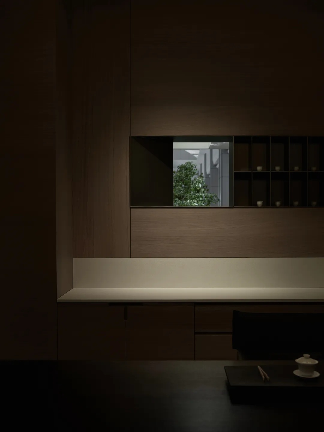 鸣辉正本料理宁波东部店丨中国宁波丨李一设计师事务所-109