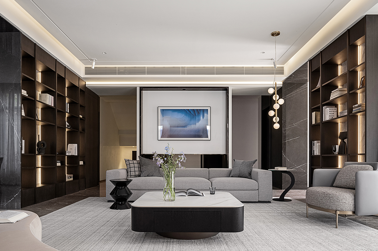 绿城玫瑰园·和光同尘丨中国淄博丨观享际SKH室内设计-11