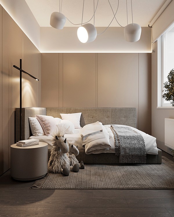 95㎡ 现代简约风公寓-14