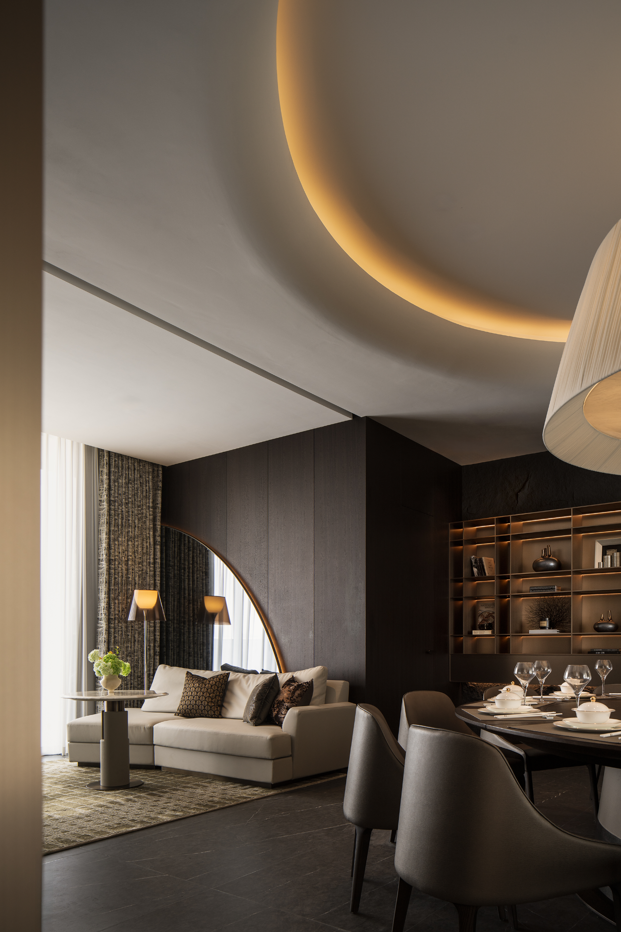 中海映澜台丨硬装近境制作,软装柘壹设计ZOOE-45