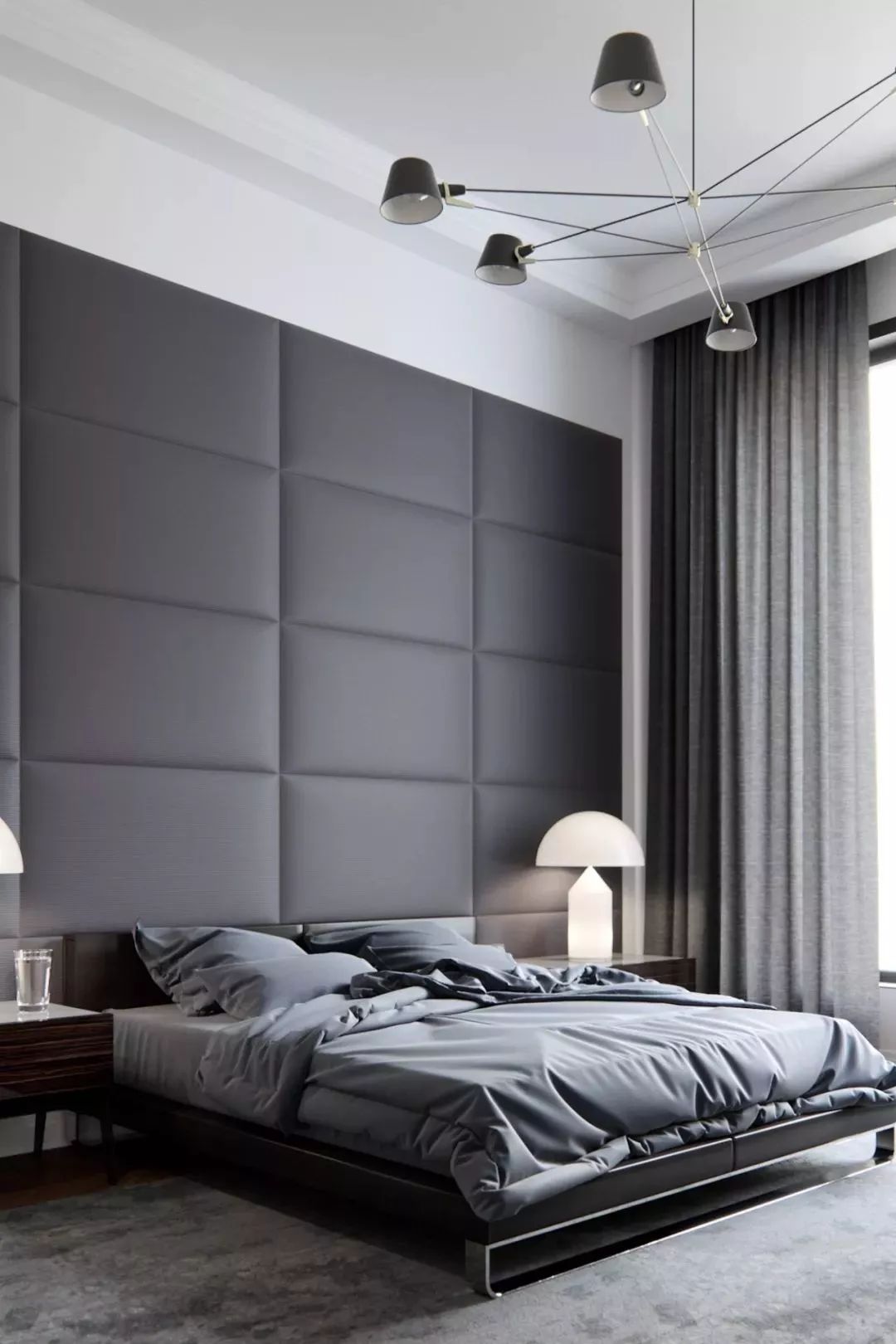 卧室背景墙设计新潮流 | 原木、软包、壁纸玩转卧室空间-38