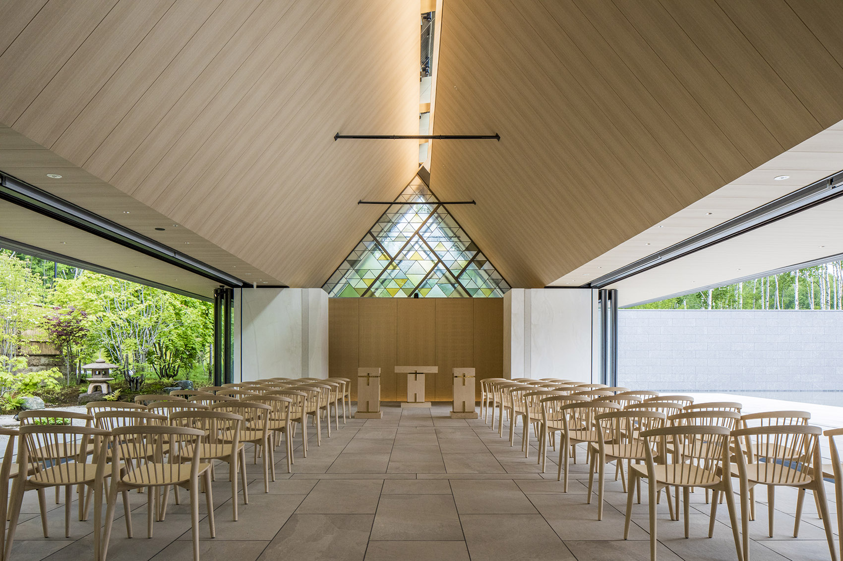 Niseko 柏悦 Chaple（婚礼教堂）丨日建设计,日建空间设计-6