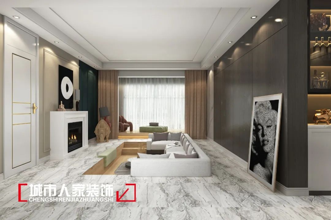 140㎡北欧风轻奢家居,打造安静美好的家庭氛围-9