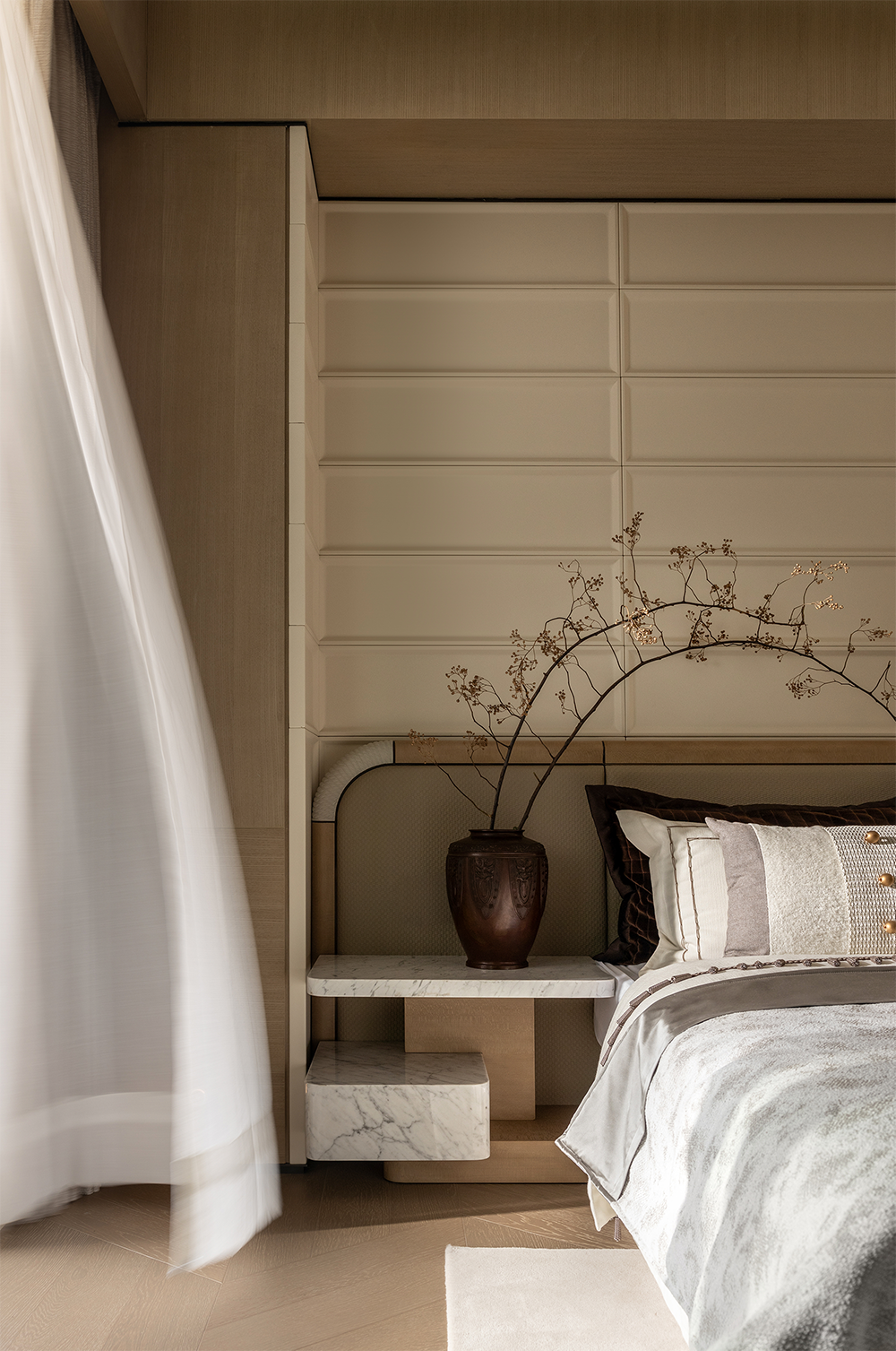 万华成都麓湖黑鉐岛上叠别墅样板间丨中国成都丨深圳市盘石室内设计有限公司,万华室内设计中心-36