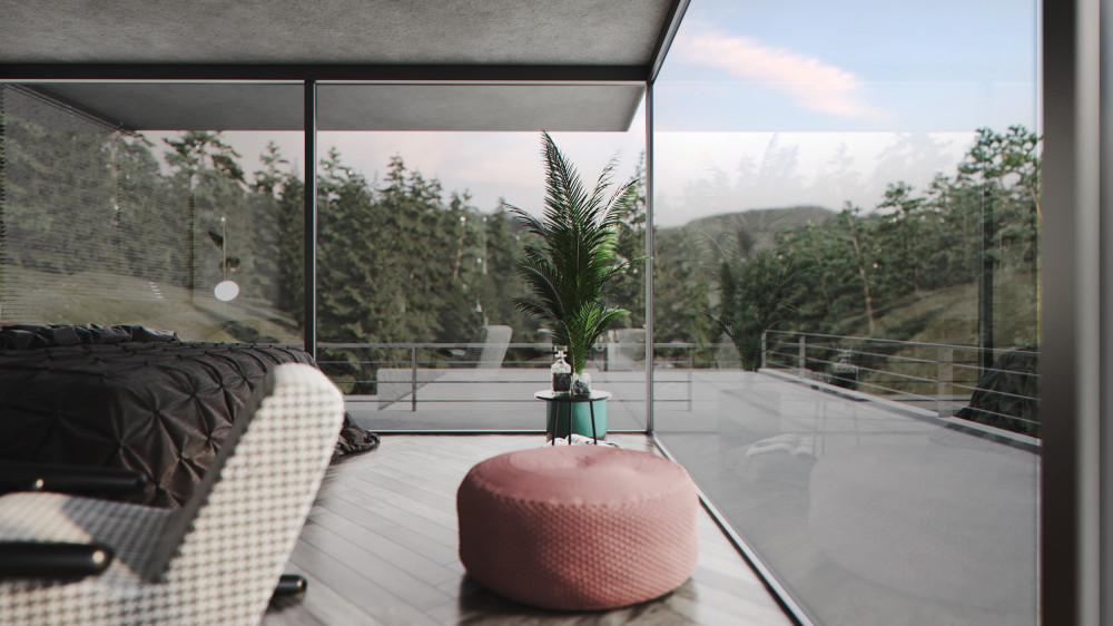 森林深处的素色设计空间-25