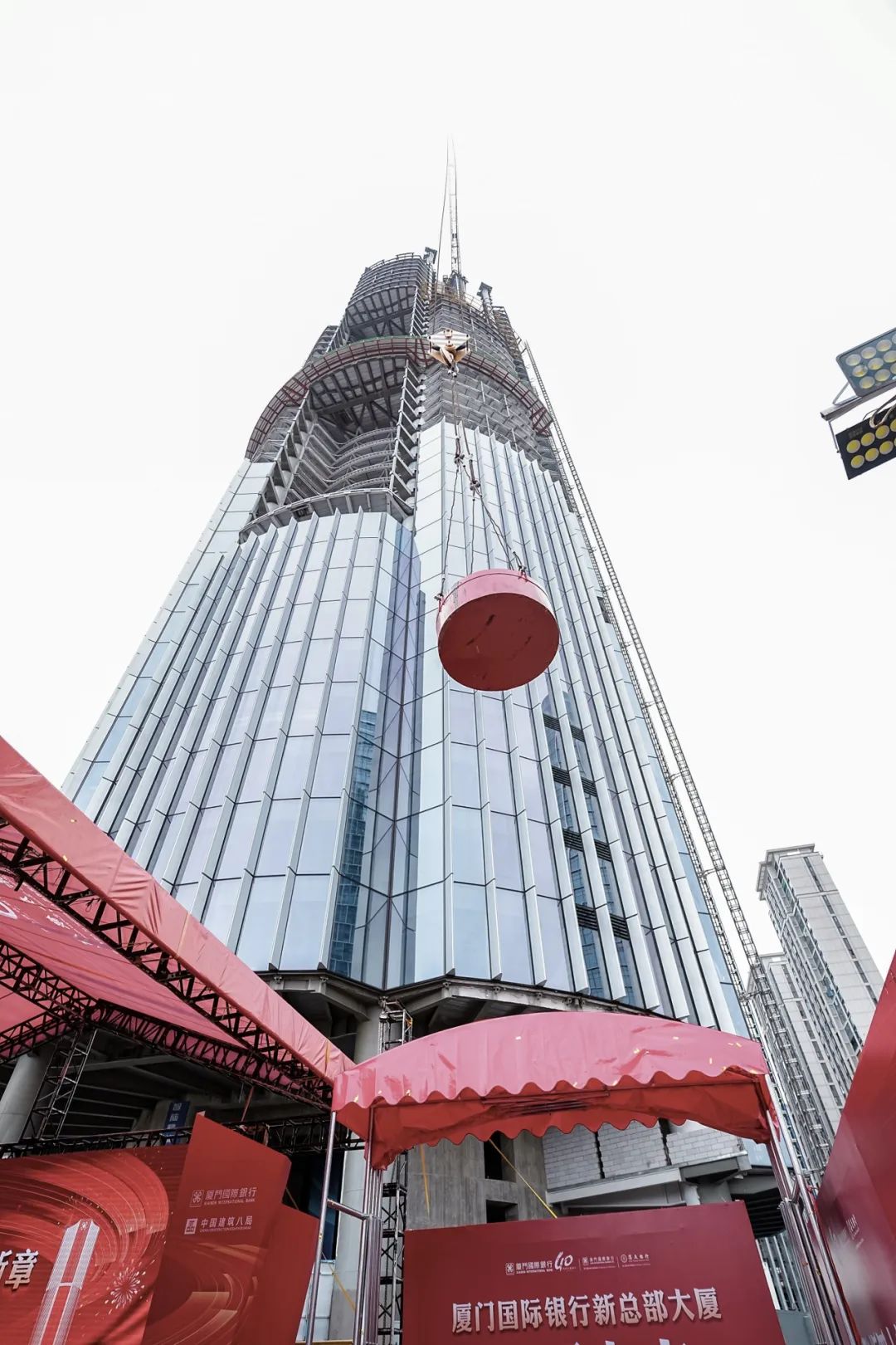 gmp新闻|厦门国际银行新总部大厦封顶-9