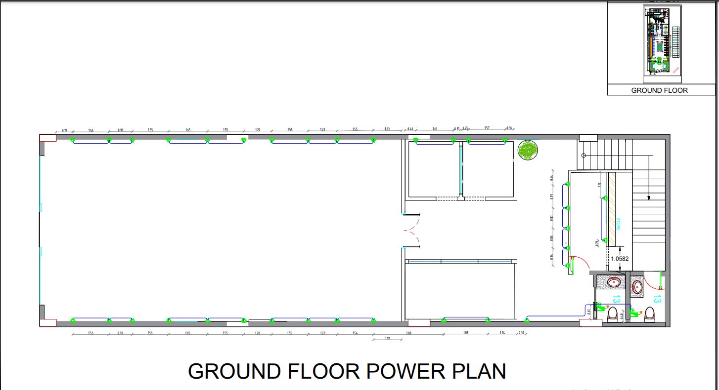 shop drawing for BEAUTY SALON-18