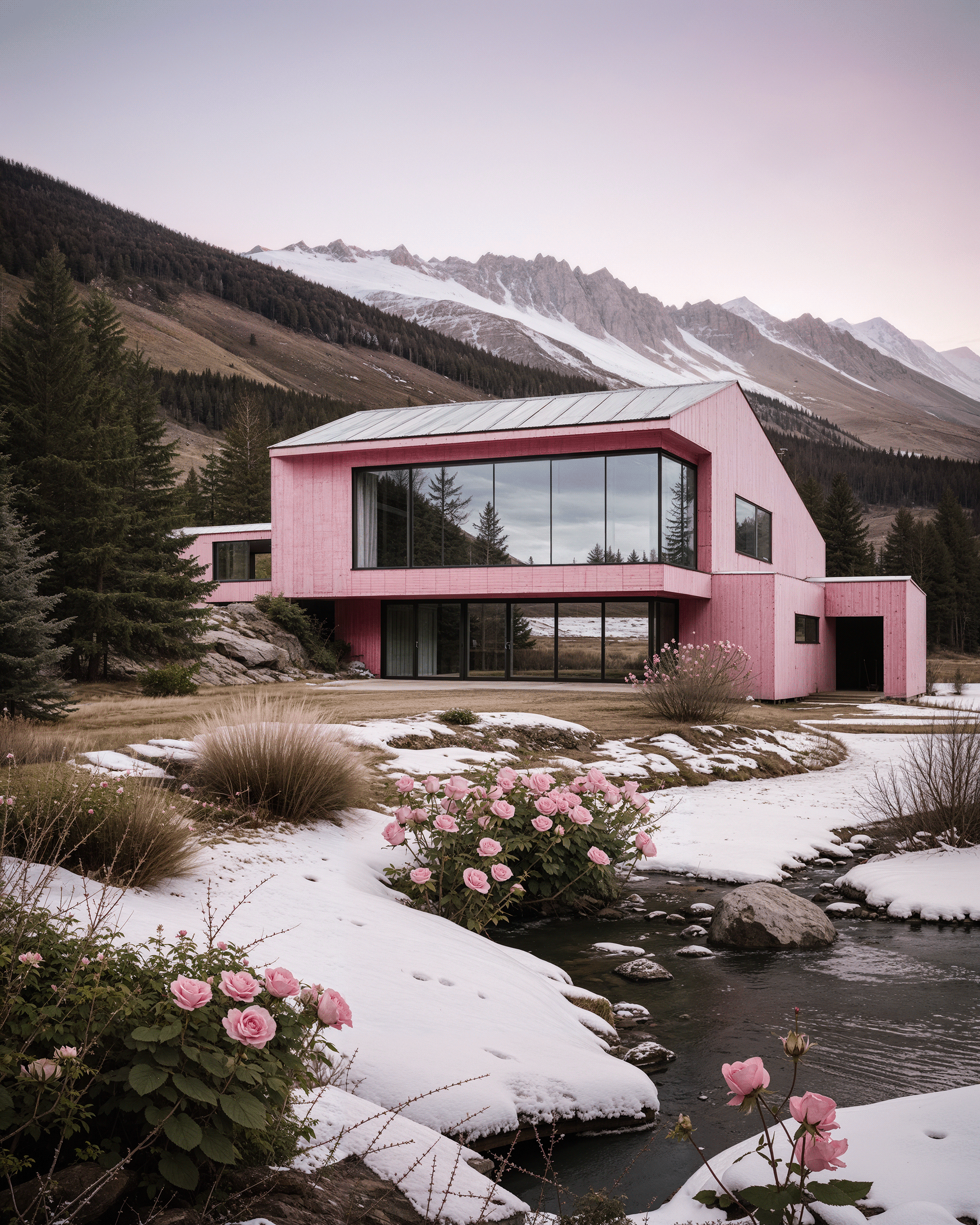 Mood series 02. «Snow N' Roses»-6