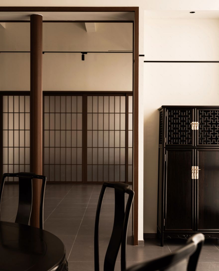 尤格设计|650㎡红木展厅-40