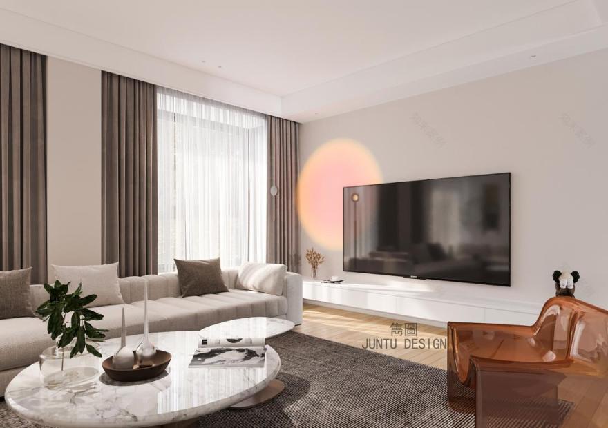 广州番禺区石楼东环路独立屋高级北欧风设计丨中国广州-12