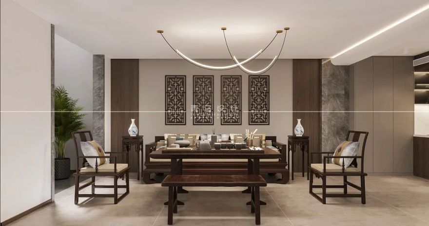 御河上院现代下叠别墅设计丨中国西安丨青马别墅设计-27