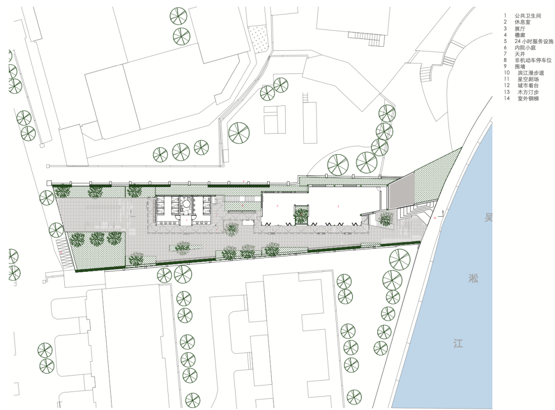 苏州河顺义路口袋公园驿站丨中国上海丨致正建筑工作室-21